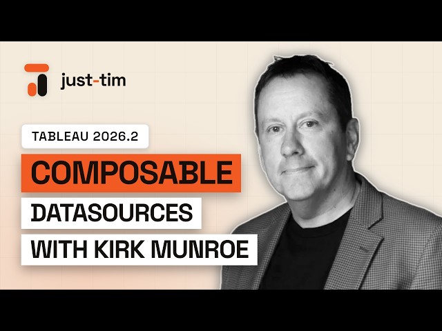 Composable Data Sources: Change your Tableau workflow