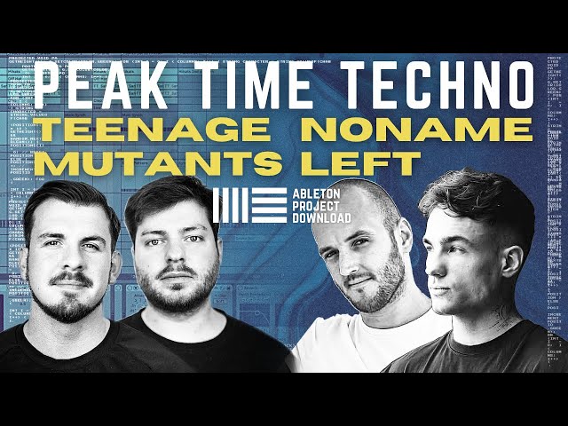 NoNameLeft , Teenage Mutants Style techno Tutorial ( Ableton Live Project )