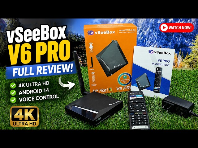 vSeeBox V6 Pro Review 2026-Support 6K
