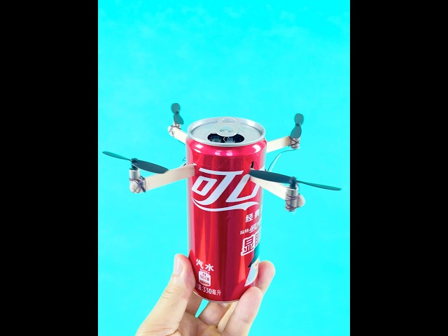 How to make a soda can airplane #diy #sodacan-drone #tutorial #homemade-plane #cola