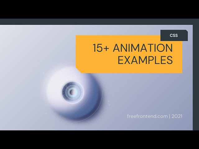 15+ CSS Animation Examples