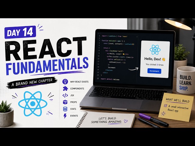Day 14: React Fundamentals (AI Teaches Me Full Stack)