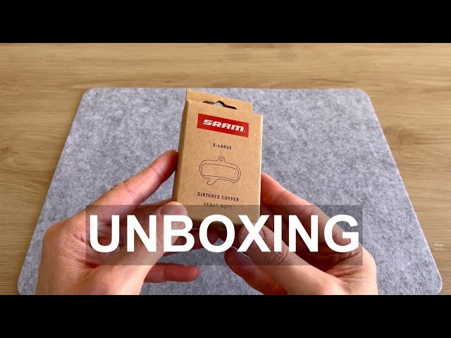 SRAM Disc Brake Pads Sintered X-large for Maven - Unboxing (4K)