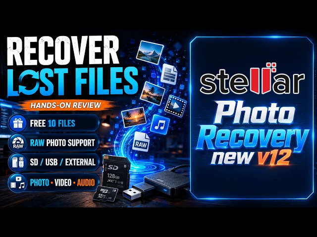 Can It Recover 5TB of Lost Data? Free Stellar Photo Recovery Real-World Test