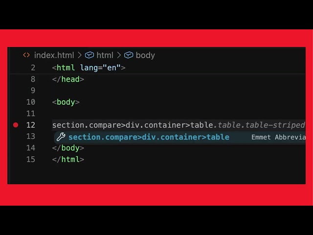 Feature Comparison Emmet #html #coding #webdeveloper #web #webprogramming 