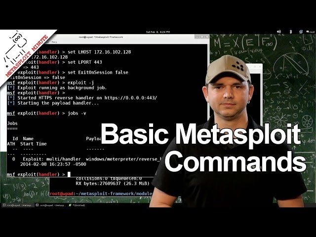 Basic MSF Console Commands - Metasploit Minute [Cyber Security Education]