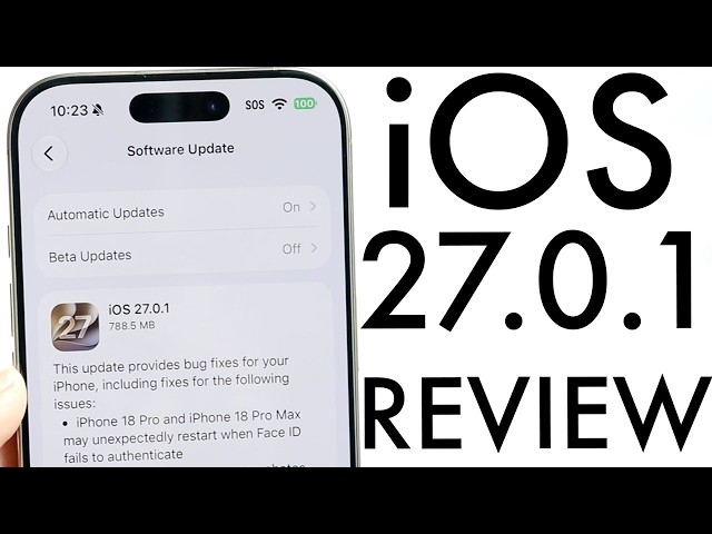 iOS 27.0.1 Review! (New Features, Changes & More)