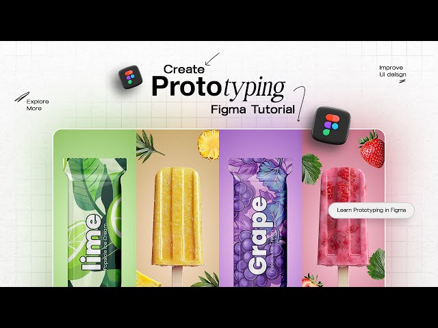 Step-by-Step Figma Tutorial: Ice Cream Design and Animation