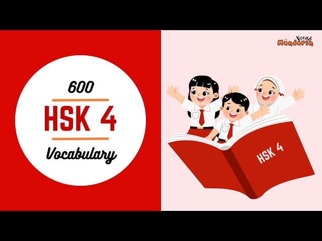 HSK 4 Vocabulary List | New HSK | 600 New Words HSK level 4 | Chinese Intermediate Level