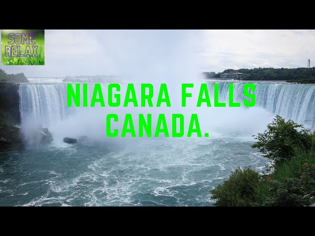 The most beautiful waterfalls in the world HD. Niagara falls Canada.