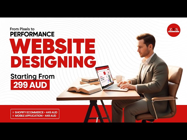 Websites from 299 AUD | AI Website Engineering in Australia | ZTS Infotech (15+ Years Experience)