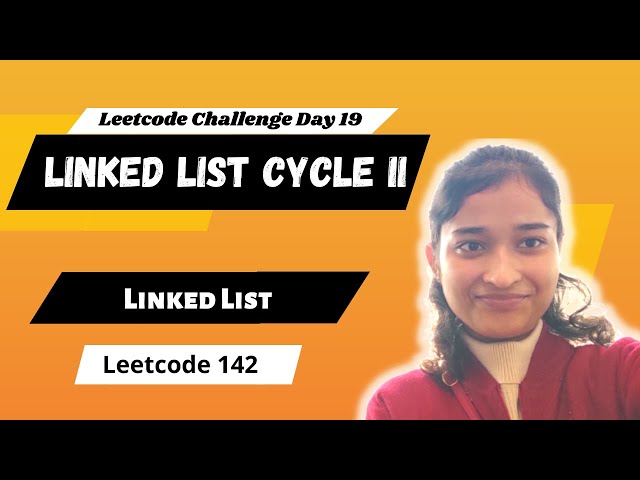 Linked List Cycle II🔥 | Leetcode 142 | Linked List
