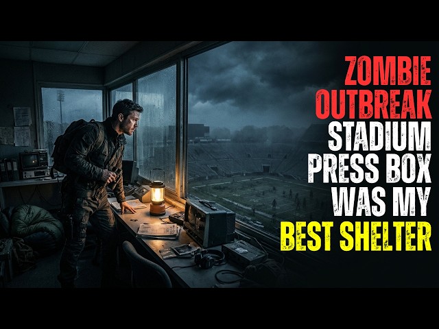 During Zombie Outbreak The Stadium Press Box Was My Best Shelter