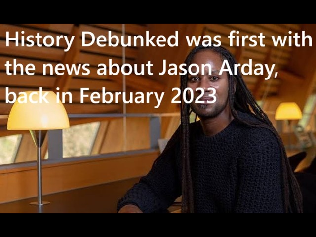 A video I released in 2023 reveals that I was first with the news that Jason Arday was dodgy