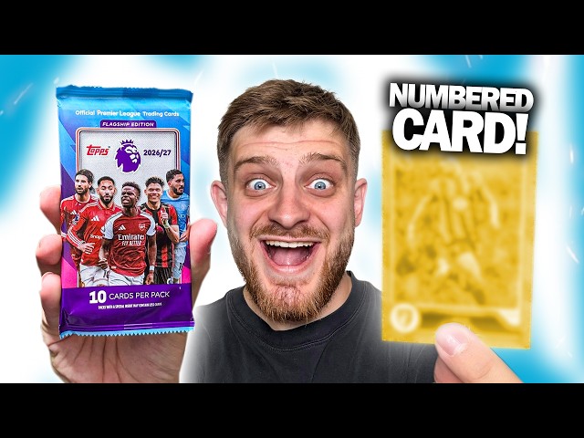 Opening 20 PACKS of NEW Premier League 2026-27 FLAGSHIP! (Numbered Card!)