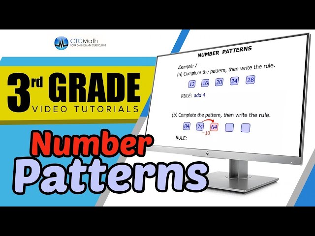 3rd Grade Math Tutorials: Number Patterns