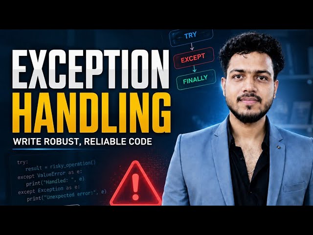 Python Exception Handling in One Shot 🔥