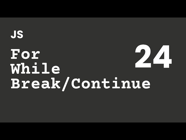 JavaScript Introduction | Lesson 24