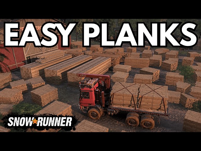How To Get Unlimited Wooden Planks (Season 18) SnowRunner