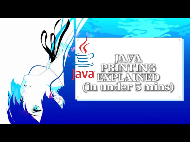 Java Printing. Explaining coding concepts until I get into MIT DAY 2
