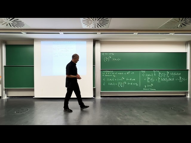 Recording of the 15-th lecture ''Statistical Theory for Deep Learning'' from June 10, 2024