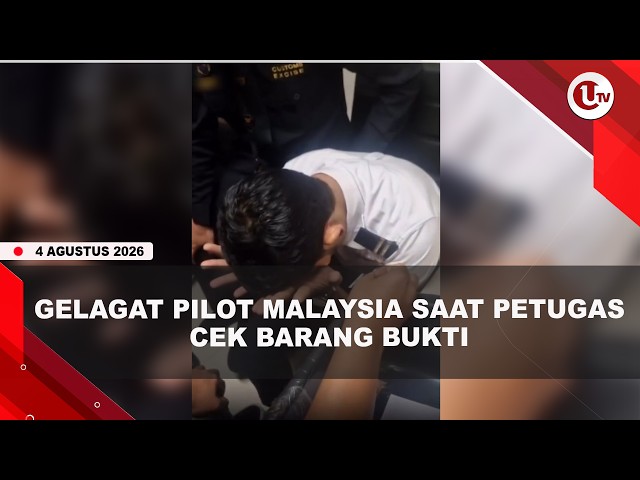 MALAYSIAN PILOT PANICED AS OFFICERS CHECK FOR SMUGGLING EVIDENCE | U-NEWS
