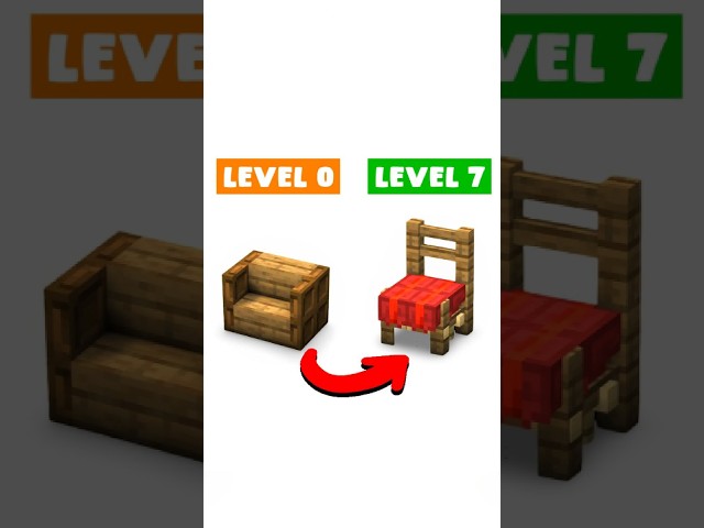 7 Ways to Upgrade Chair in Minecraft 🪑