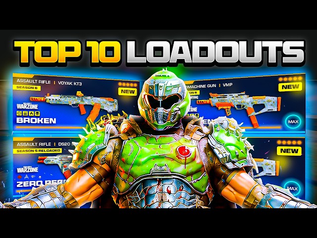 the TOP 10 *BROKEN* META Loadouts in Warzone After the NEW UPDATE! (Warzone BEST Builds)