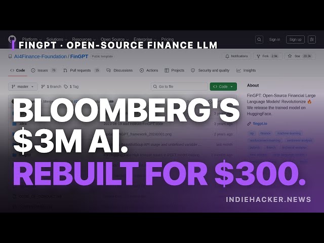 The $300 open-source AI beating Bloomberg and GPT