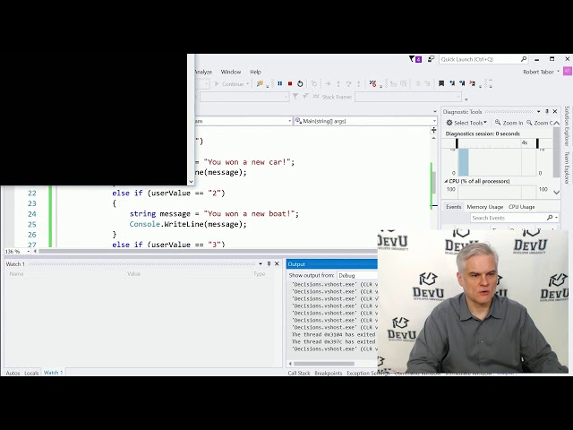 C# Fundamentals for Absolute Beginners  06 The if Decision Statement
