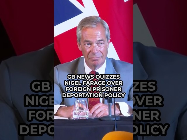 Nigel Farage GRILLED by GB News over foreign prisoner deportation policy: "Is this serious?"