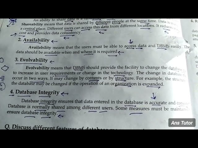 What's Database Management System (DBMS) | Objectives of DBMS | ics 12th Class Computer Science