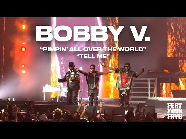 BOBBY V PERFORMS PIMPIN ALL OVER THE WORLD/TELL ME!