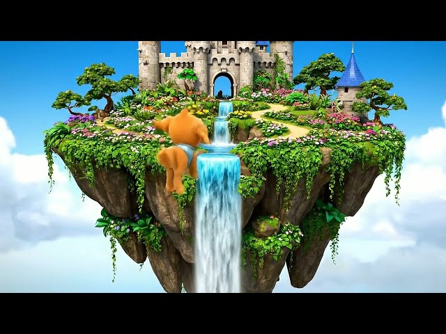 3D Animation: Elara and Dash vs the Colossal Dark Flying Fortress
