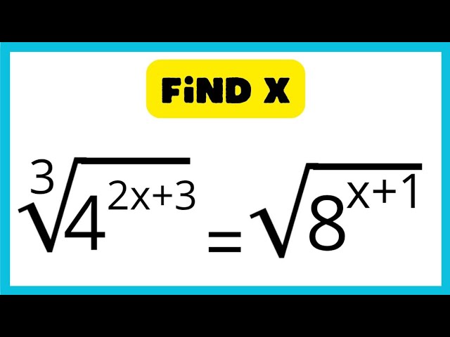 Nice Exponential Equation |Math test and step-by-step solution 