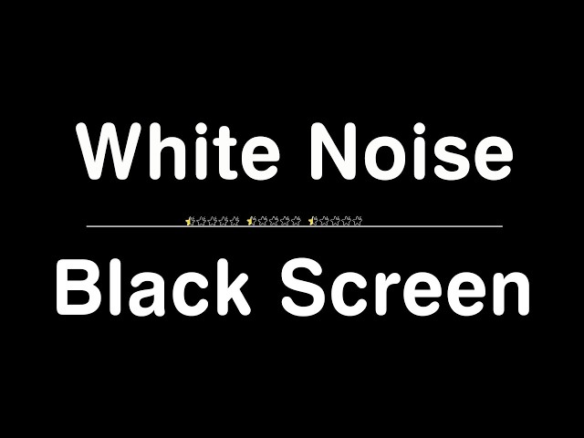 White Noise Black Screen No Ads 🌩️ 10 Hours of Continuous Sound for Sleep, Focus and Relaxation🌩️