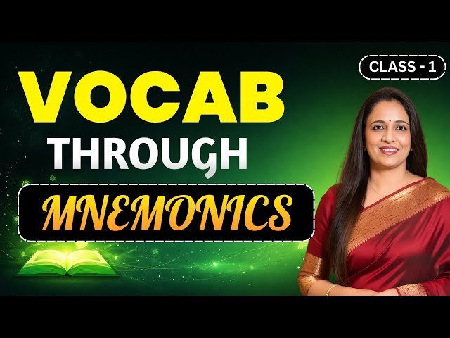 Vocab Through Mnemonics | Class -1 | Eduquity Pattern | Rani Ma'am