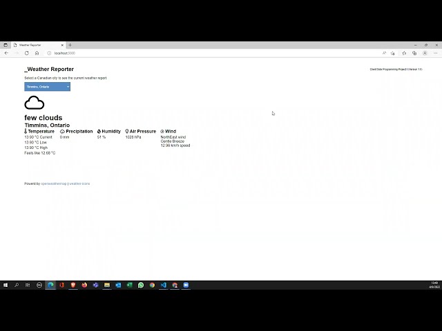 Weather App .- HTML, CSS – SASS, JavaScript