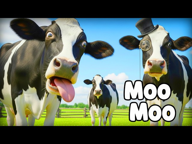 FUNNY COW DANCE 4 │ Cow Song & Cow Videos 2027 │ Long Version 2