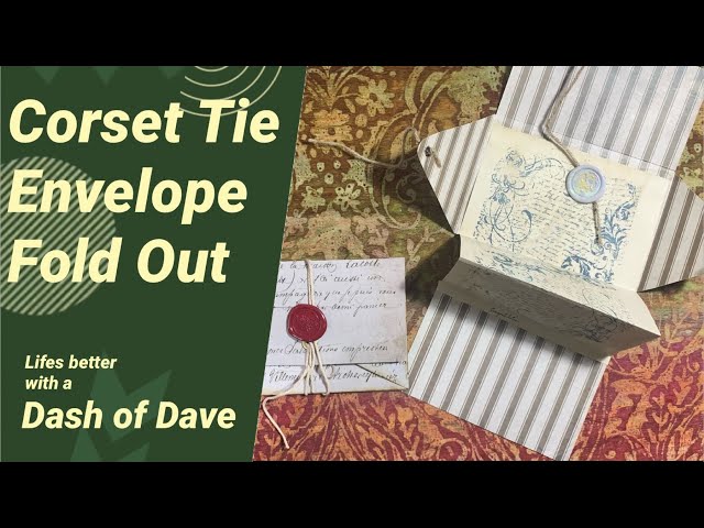 Corset Tie Envelope Fold Out