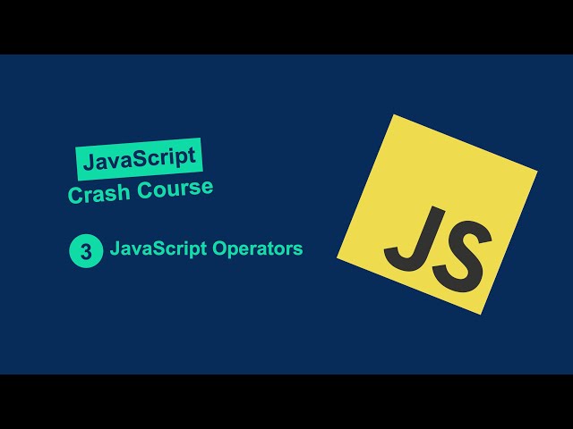 JavaScript Operators Explained – A Quick Crash Course for Beginners!