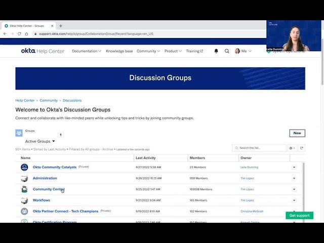 Introduce yourself in an Okta Community Discussion Group