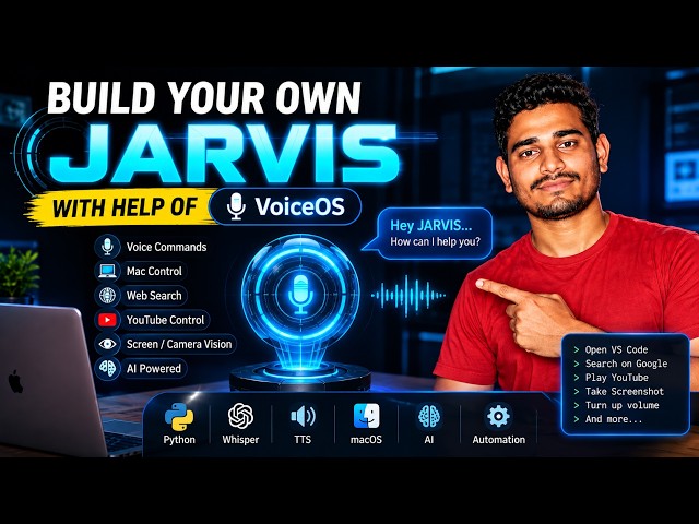 How to Build Your OWN JARVIS AI 🤯 | VoiceOS + Custom App #ai #jarvis #indiasearch