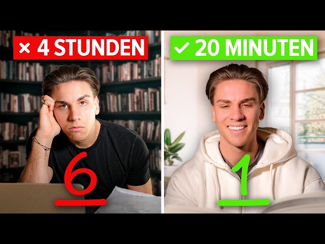 Wie du mit WENIGER lernen BESSERE Noten bekommst