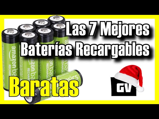 🔥 Las 7 MEJORES Baterías Recargables BUENAS y BARATAS de Amazon [2025]✅[Calidad/Precio] Pilas