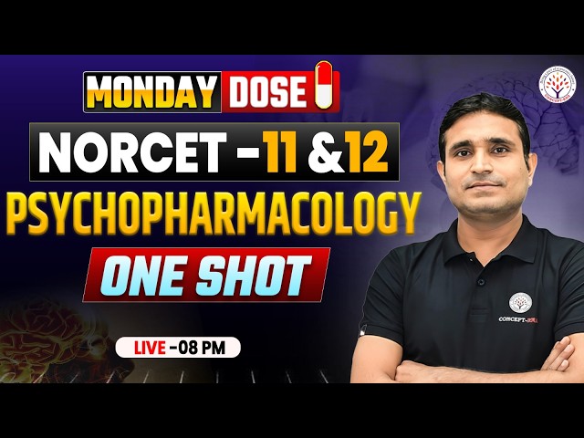 NORCET 11 Preparation | Psychopharmacology | Psychiatric Nursing | AIIMS NORCET 2026 | Rajesh Sir