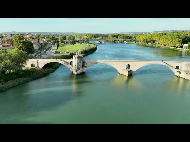 Parcours de la première édition du Marathon d'Avignon