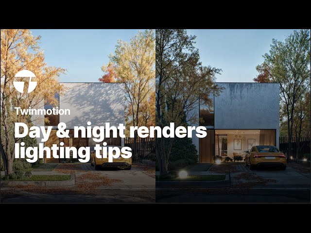 Day & night rendering: light setting best practices for stunning results | Twinmotion Tutorial