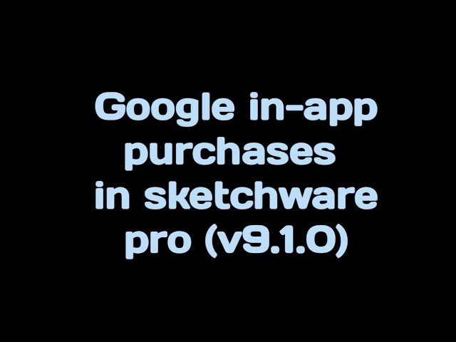 Latest library: Google in-app purchases set up and upgrade in sketchware pro 