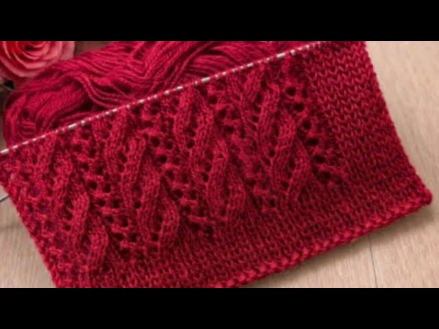 बहुत सुंदर और आसान बुनाई डिजाइन| knitting pattern for cardigan scarf sweater baby boy
